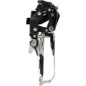 Переключатель передний SHIMANO DEORE, M618-H, для 2x10, верхний хомут (34,9 с адаптером 28,6/31,8), универсальная тяга, черный IFDM618HX6